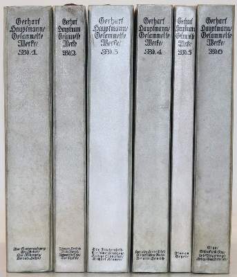 Bild Nr.2: 137-1218 Hauptmann,G.: (Literatur und illustrierte Bücher 20.Jahrhundert - Alte Literatur in modernen Ausgaben)