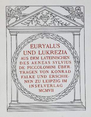 Bild Nr.1: 137-1236 Piccolomini,A.S.de.: (Insel-Verlag)