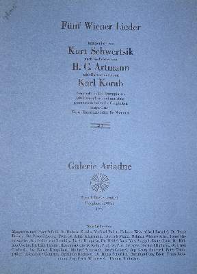 Bild Nr.2: 137-1259 Artmann,H.C.: (Korab)