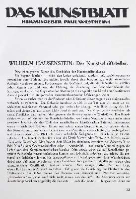 Bild Nr.2: 137-1266 Kunstblatt, Das.: (Literatur und illustrierte Bücher 20.Jahrhundert - Alte Literatur in modernen Ausgaben)