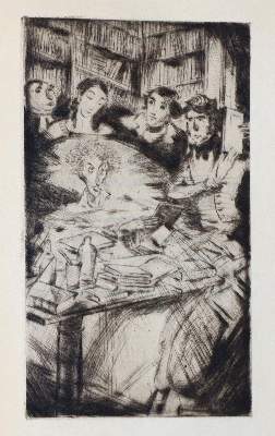 Bild Nr.1: 137-1381 Nodier,(C.), (G.)Flaubert u. (C.)Asselineau.: (Steiner-Prag)