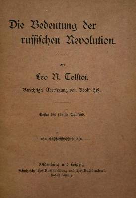 Bild Nr.1: 137-1388 Tolstoi,L.N.: (Literatur und illustrierte Bücher 20.Jahrhundert - Alte Literatur in modernen Ausgaben)