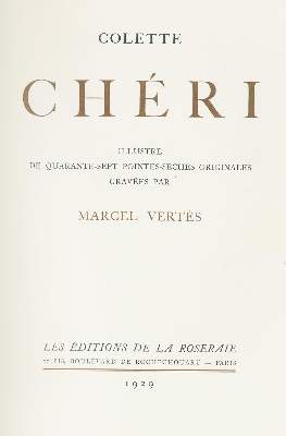 Bild Nr.2: 137-1397 Colette, (Sidonie-Gabrielle).: (Vertès)