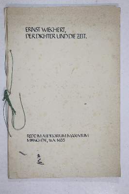Bild Nr.1: 137-1407 Wiechert,E.: (Literatur und illustrierte Bücher 20.Jahrhundert - Alte Literatur in modernen Ausgaben)
