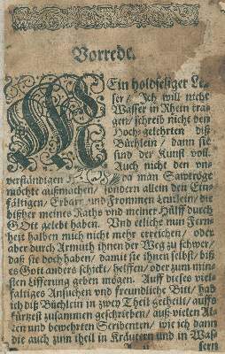 Bild Nr.1: 137-1418 Apollinaris,Q. (d.i. W.H.Ryff).: (Botanik, Kräuterbücher)