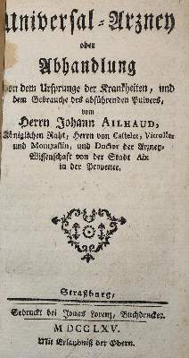 Bild Nr.1: 137-1435 Ailhaud,J.G.: (Medizin)