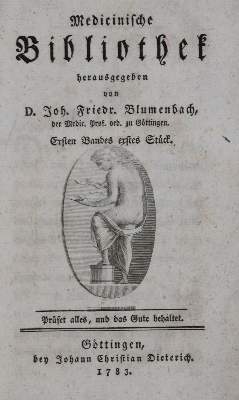 Bild Nr.1: 137-1443 Blumenbach,J.F.: (Medizin)