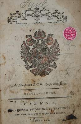 Bild Nr.2: 137-1473 (Pharmacopoea Austriaco-Provincialis).: (Medizin, Pharmazie, Österreich)