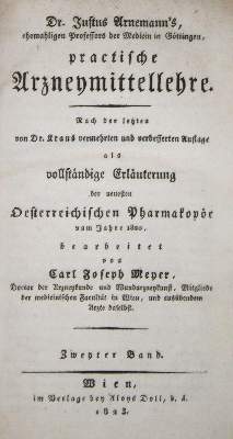 Bild Nr.3: 137-1473 (Pharmacopoea Austriaco-Provincialis).: (Medizin, Pharmazie, Österreich)