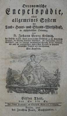 Bild Nr.1: 137-1555 Krünitz,J.G.: (Verschiedene Länder - Geschichte)