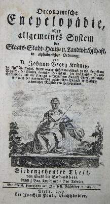 Bild Nr.1: 137-1561 Krünitz,J.G.: (Verschiedene Länder - Geschichte)