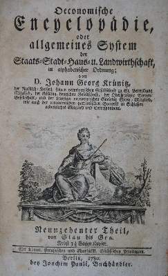 Bild Nr.1: 137-1563 Krünitz,J.G.: (Verschiedene Länder - Geschichte)