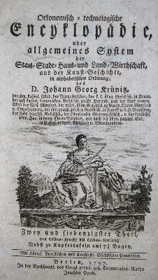 Bild Nr.1: 137-1592 Krünitz,J.G.: (Verschiedene Länder - Geschichte)