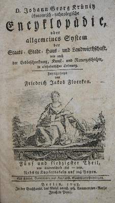 Bild Nr.1: 137-1594 Krünitz,J.G.: (Verschiedene Länder - Geschichte)