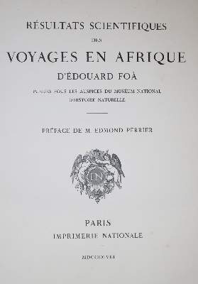 Bild Nr.1: 137-1651 Foà,E.: (Afrika)