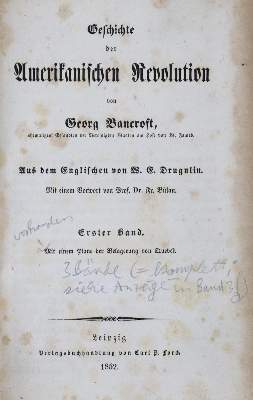 Bild Nr.1: 137-1683 Bancroft,G.: (Amerika, Revolution)