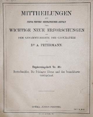 Bild Nr.5: 137-1704 Bretschneider,E.: (Asien, China)