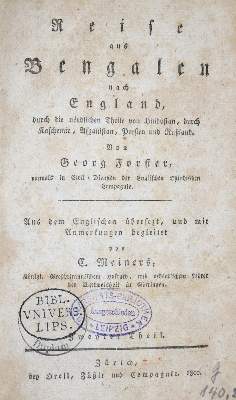 Bild Nr.2: 137-1712 Forster,G.: (Asien, Indien)
