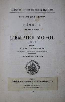 Bild Nr.1: 137-1725 Law de Lauriston,J.: (Asien)