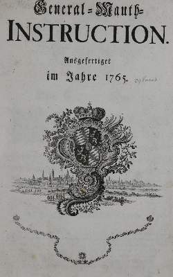 Bild Nr.1: 137-1775 General-Mauth-Instruction.: (Deutschland, Bayern)