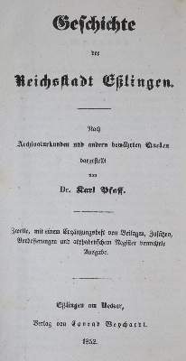Bild Nr.1: 137-1806 Pfaff,K.: (Deutschland, Esslingen)