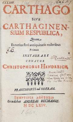 Bild Nr.1: 137-182 Hendreich,C: (Alte Drucke, Handschriften und Theologie)