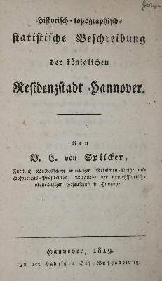 Bild Nr.2: 137-1824 Spilcker,B.C.v.: (Deutschland, Hannover)