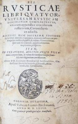 Bild Nr.1: 137-183 Heresbach,K.: (Alte Drucke, Handschriften und Theologie)