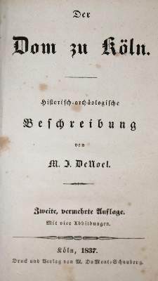 Bild Nr.2: 137-1831 De Noel,M.J.: (Deutschland, Köln)