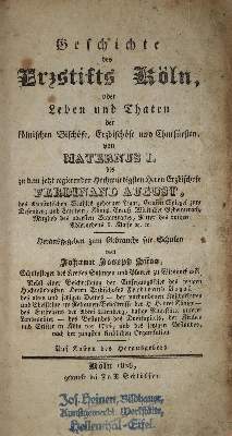 Bild Nr.1: 137-1835 Süss,J.J.: (Deutschland, Köln)