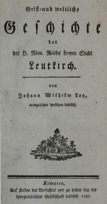 Bild Nr.1: 137-1839 Loy,J.W.: (Deutschland, Leutkirch)