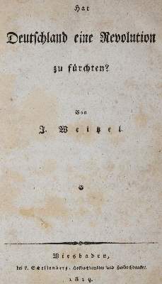 Bild Nr.1: 137-1863 Weitzel,J.: (Deutschland, Revolution)