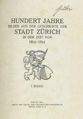 Bild Nr.1: 137-2003 Zurlinden,S.: (Schweiz, Zürich)