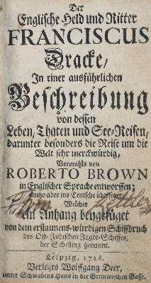 Bild Nr.1: 137-2046 Brown,R. (d.i. N.Crouch).: (Verschiedene Länder - Geschichte, Francis Drake)