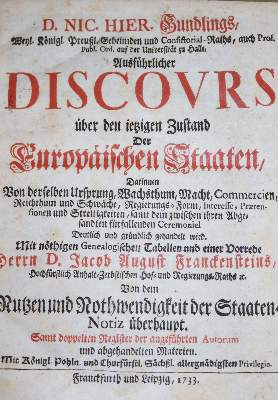 Bild Nr.1: 137-2059 Gundling,N.H.: (Verschiedene Länder - Geschichte)