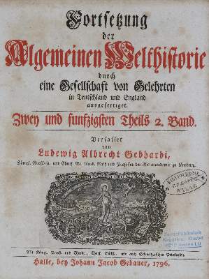 Bild Nr.1: 137-2100 Gebhardi,L.A.: (Verschiedene Länder - Geschichte, Tschechien, Böhmen)