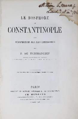Bild Nr.3: 137-2103 Tchihatcheff,P.de.: (Verschiedene Länder - Geschichte, Türkei)