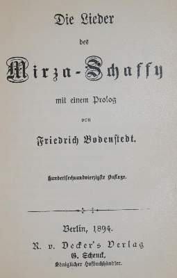 Bild Nr.1: 137-2116 Bodenstedt, Friedrich von,: (Autographen)