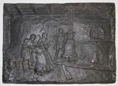 Bild Nr.3: 137-2193 Glockengießerei, Eisenrelief.: (Varia)