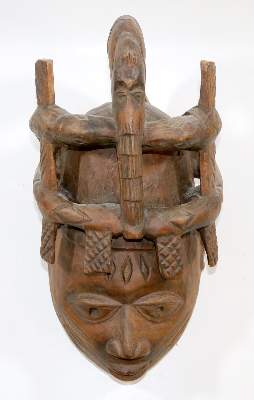 Bild Nr.1: 137-2242 Maske wohl Ibo: (Afrika, Masken)