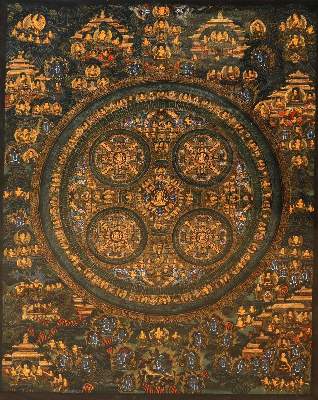 Bild Nr.1: 137-2269 Thangka.: (Asiatika, Buddhisnus)