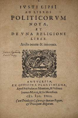 Bild Nr.1: 137-228 Lipsius,J.: (Alte Drucke, Handschriften und Theologie)
