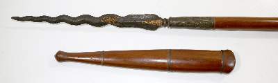 Bild Nr.3: 137-2285 Speer mit geflammter Klinge.: (Asiatika)