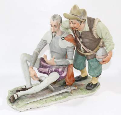 Bild Nr.1: 137-2341 Don Quiote u. Sancho Panza.: (Porzellan u. Keramik)