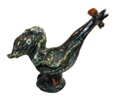 Bild Nr.2: 137-2367 Krähender Hahn,: (Porzellan u. Keramik)