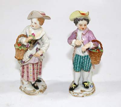 Bild Nr.1: 137-2376 Meissen Gärtnerkinder: (Porzellan u. Keramik, Meissen)