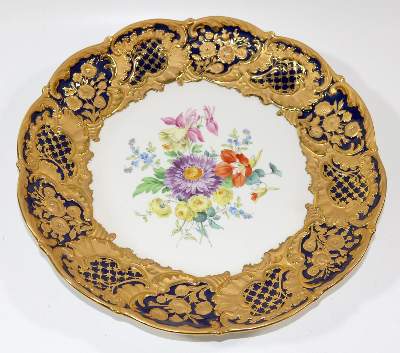 Bild Nr.1: 137-2379 Meissen Prunkteller.: (Porzellan u. Keramik, Meissen)
