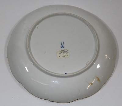 Bild Nr.2: 137-2379 Meissen Prunkteller.: (Porzellan u. Keramik, Meissen)