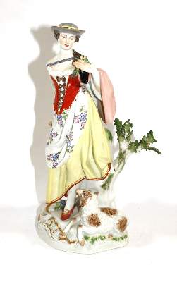 Bild Nr.1: 137-2381 Meissen Schäferin,: (Porzellan u. Keramik, Meissen)