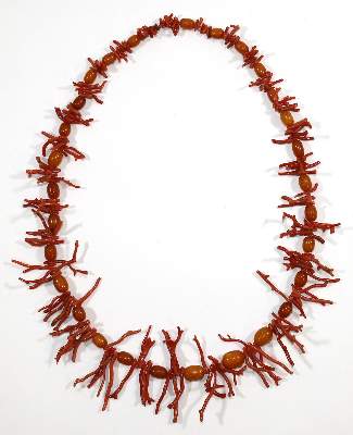 Bild Nr.1: 137-2410 Korallen- u. Bernsteinschmuck.: (Schmuck)